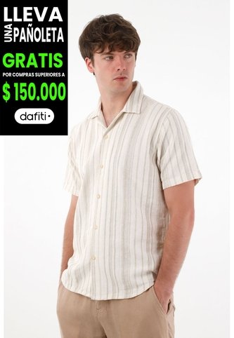 Tennis Camisa Manga Corta Crudo Para Hombre Tennis