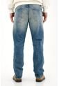 Tennis Jean Recto De Tiro Medio Azul Para Hombre de Tennis