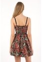 Tennis Vestido Corto Estampado De Flores Multicolor Para Mujer de Tennis