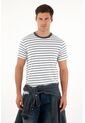 Tennis Camiseta Crudo De Rayas Para Hombre de Tennis