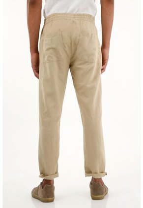 Tennis Pantalón Jogger Café Bota Recta Para Hombre