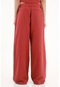 Tennis Pantalón Recto Con Manualidad Rojo Para Mujer de Tennis