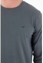 Tennis Camiseta Manga Larga Azul Para Hombre de Tennis