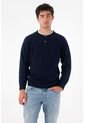 Tennis Buzo Con Botones Azul Para Hombre de Tennis