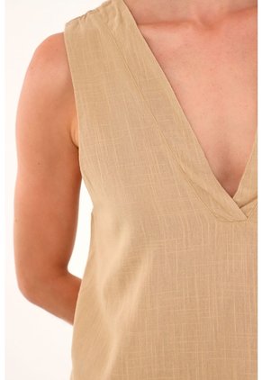 Tennis Vestido Crudo Corto Silueta Tipo A Para Mujer