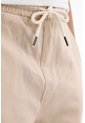 Pantalón Recto Con Pretina Elástica Café Para Niño de Tennis