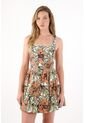 Tennis Vestido Corto Con Falda Globo Y Estampado De Flores Para Mujer de Tennis