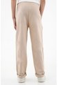 Pantalón Recto Con Pretina Elástica Café Para Niño de Tennis