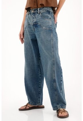 Tennis Jean Horseshoe De Tiro Bajo Con Cortes Decorativos Para Mujer