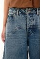 Tennis Jean Horseshoe De Tiro Bajo Con Cortes Decorativos Para Mujer de Tennis