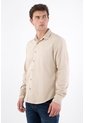 Tennis Camisa Regular Fit Con Logo Bordado En Algodón Beige Para Hombre de Tennis
