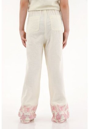 Pantalón Con Estampado De Mariposas Para Niña