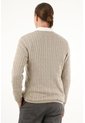 Tennis Buzo Gris Cuello Redondo Tejido Para Hombre de Tennis