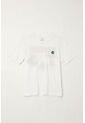 Camiseta Con Estampado Summer Camp Blanca Para Niño de Tennis