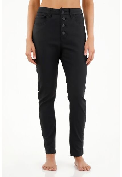 Jean Jegging Tiro Alto Efecto Resinado Para Mujer