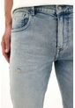 Tennis Jean Nudy Con Desgastes Localizados Azul De Ajuste Relajado Para Hombre Con Detalle único de Tennis