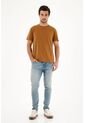 Tennis Camiseta En Tela Licrada Café Para Hombre de Tennis