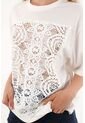 Tennis Camiseta Manga Corta De Silueta Amplia Crudo Para Mujer de Tennis