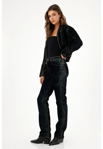 Tennis Jean Velvet Blue Demin Tiro Alto Para Mujer Tennis