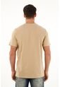 Camiseta Regular Fit Manga Corta Café Para Hombre de Tennis