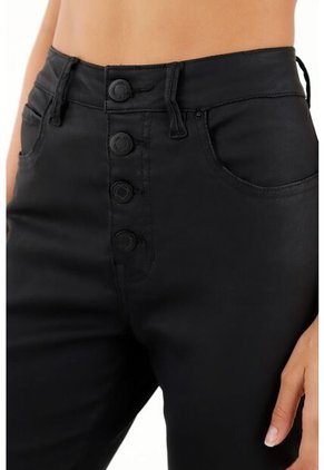 Jean Jegging Tiro Alto Efecto Resinado Para Mujer