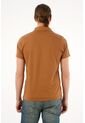 Tennis Polo Café Con Raqueta Bordada Para Hombre de Tennis