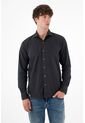 Tennis Camisa Manga Larga Negra Para Hombre de Tennis