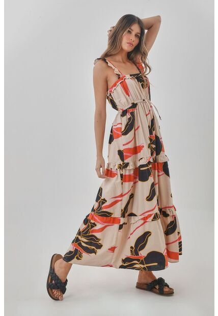 Vestido Café Para Mujer