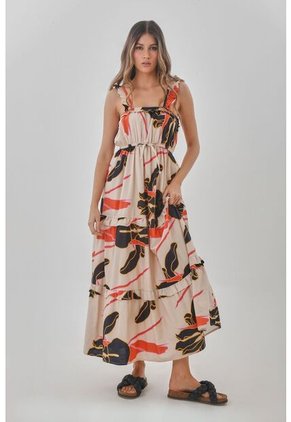 Vestido Café Para Mujer