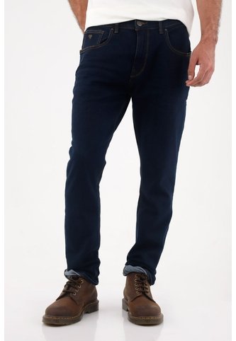 Tennis Jean Nudy Cinco Bolsillos Azul Con Diseño Versátil Para Hombre De Silueta Ajustada Tennis