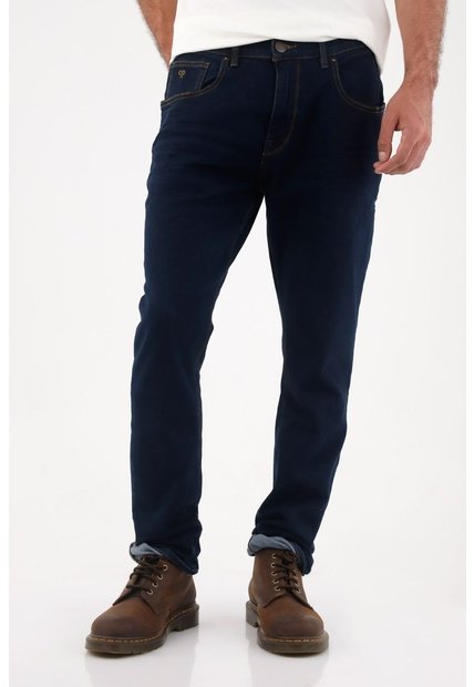 Tennis Jean Nudy Cinco Bolsillos Azul Con Diseño Versátil Para Hombre De Silueta Ajustada