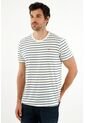 Camiseta De Rayas Estampadas Para Hombre de Tennis