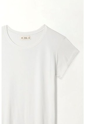 Tennis Camiseta Manga Corta Blanca Para Mujer