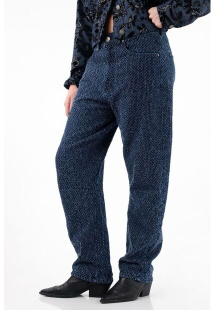 Tennis Jean Balloon Tiro Bajo Azul Oscuro Para Mujer