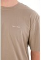 Tennis Camiseta Básica Estampada En Espalda Café Para Hombre de Tennis