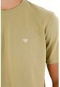 Camiseta En Tela Piqué Verde Para Hombre de Tennis