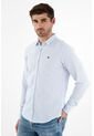 Camisa Clásica Azul Para Hombre de Tennis