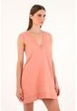 Tennis Vestido Naranja Corto Silueta Tipo A Para Mujer de Tennis