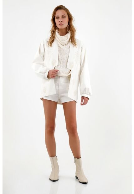 Tennis Abrigo Crudo Largo Para Mujer