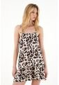 Tennis Vestido Corto Con Estampado Animal Print Para Mujer de Tennis