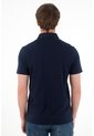 Polo Con Raqueta Bordada Azul Para Hombre de Tennis
