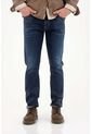 Tennis Jean Nudy Con Efecto Resinado Azul Para Hombre de Tennis