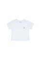 Camiseta Blanca Con Bordado Decorativo Para Niña de Tennis