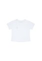 Camiseta Blanca Con Bordado Decorativo Para Niña de Tennis