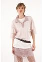 Tennis Camisa Morada Con Transparencia Y Lentejuelas Para Mujer de Tennis
