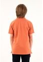 Polo Naranja Manga Corta Para Niño de Tennis