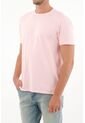 Camiseta Rosada Manga Corta Para Hombre de Tennis