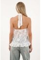 Tennis Camisa En Tela Chifón Halter Crudo Para Mujer de Tennis