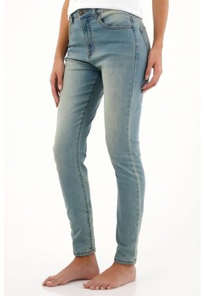 Tennis Jean Jegging Azul Para Mujer