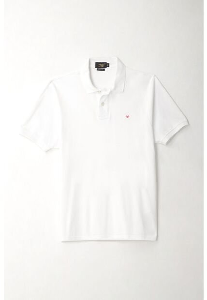 Tennis Polo Blanca Con Raqueta Multicolor Para Hombre